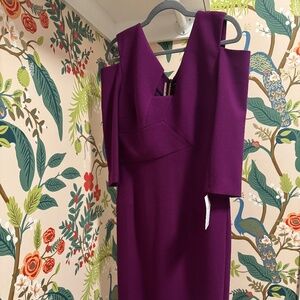 Roland Mouret Kiverton crepe midi dress